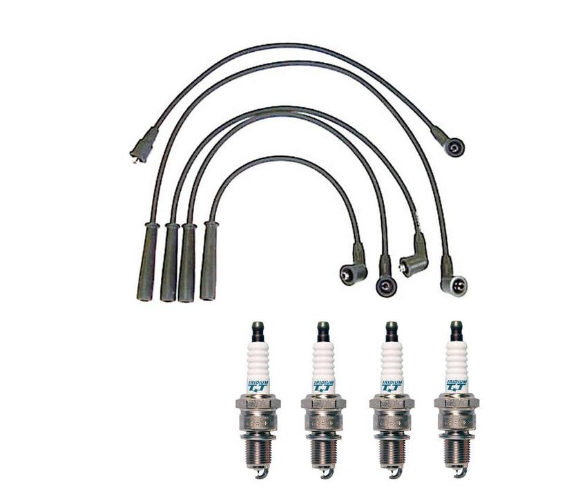 Mercedes SAAB Ignition Wire Kit (7mm) (4 Pieces) 101000036AB - Denso